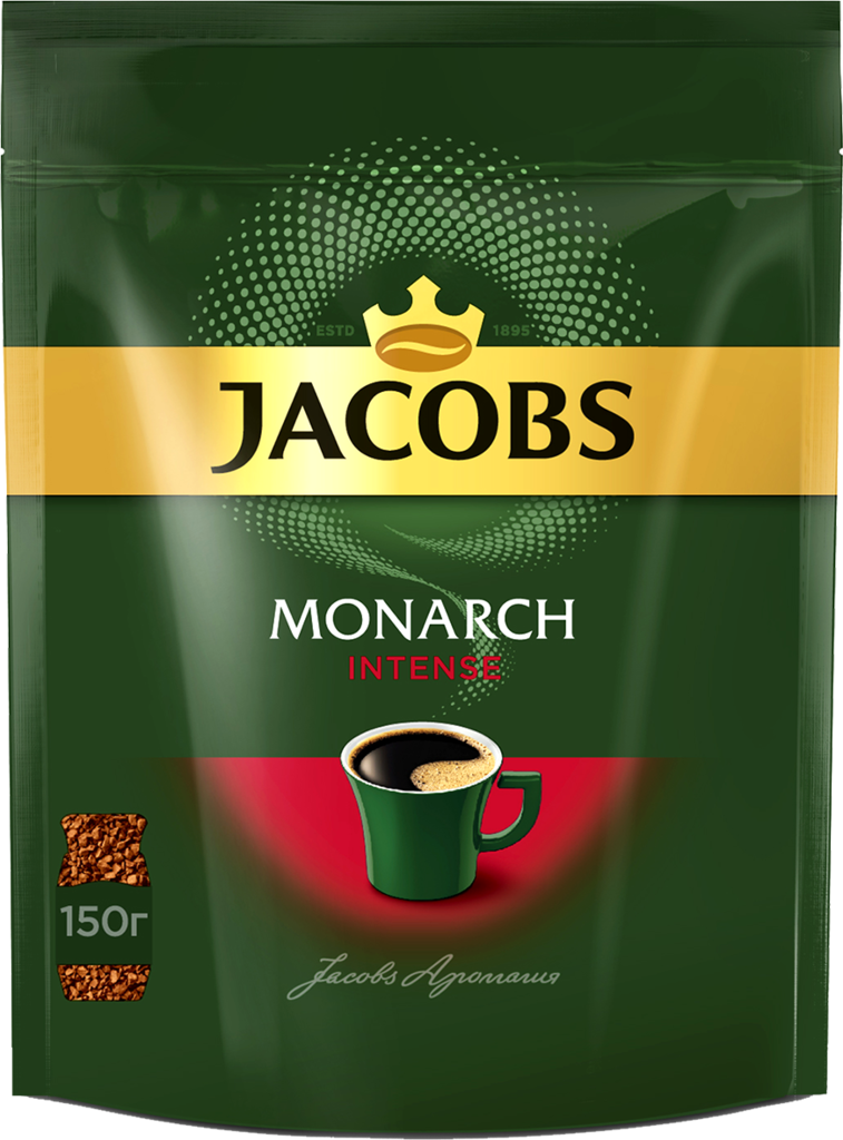 Кофе растворимый JACOBS Monarch Intense натуральный сублимированный